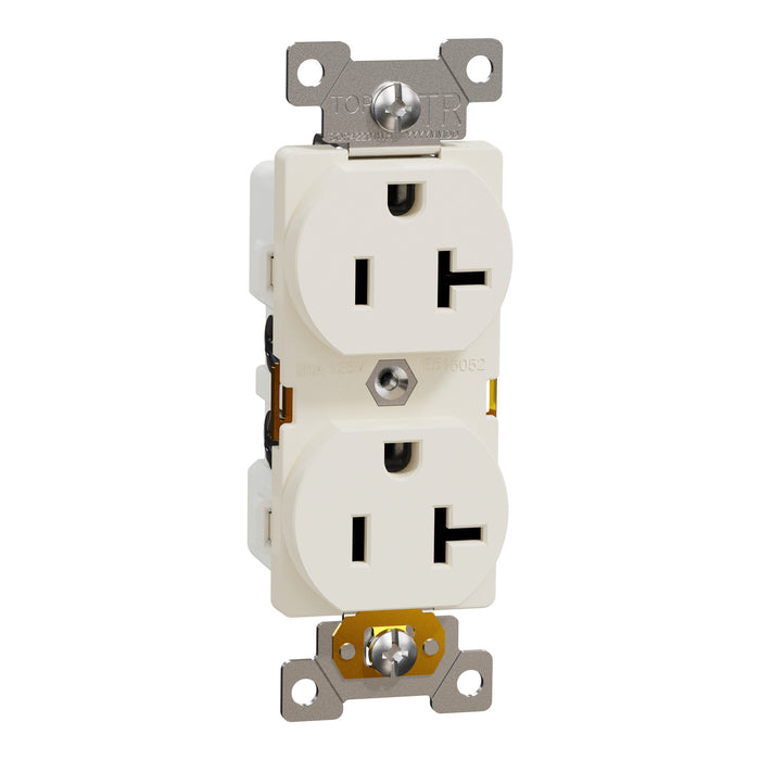 Schneider Electric Tr 20A Duplex Outlet Comm La