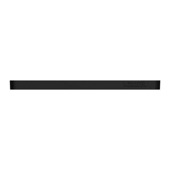 Square D 2 Gang Screwless Matte Wall Plate Bk