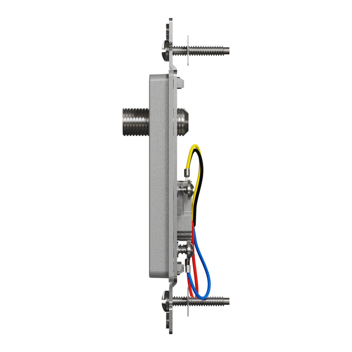 Square D Catv/Tel F/Rj11 4P4C Strap Gy