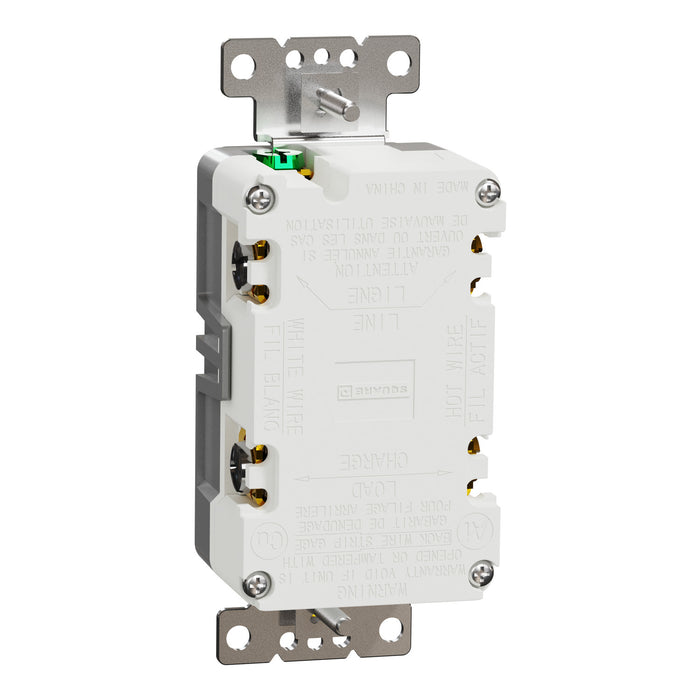 Schneider Electric Tr Gfci 15A Receptacle Resi Gy