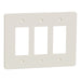 Square D 3 Gang Mid+ Wall Plate La