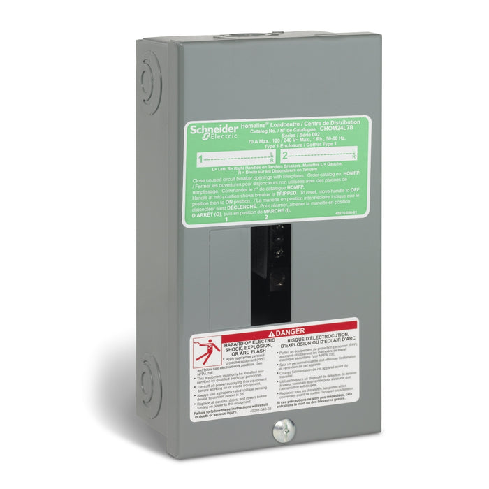 Schneider Electric 4Cct 70A Ml Surface Trim Enclosure