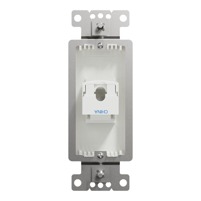Square D Data Cat 6 Rj45 Strap Wh