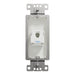 Square D Data Cat 6 Rj45 Strap Wh