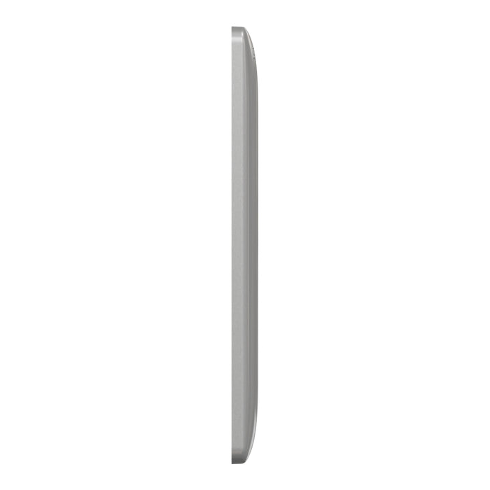 Square D 1 Gang Blank Matte Wall Plate Gy