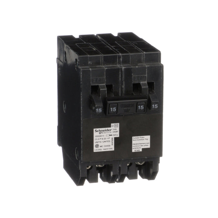 Schneider Electric Miniature Circuit Breaker 120V 15A Chomt1515215