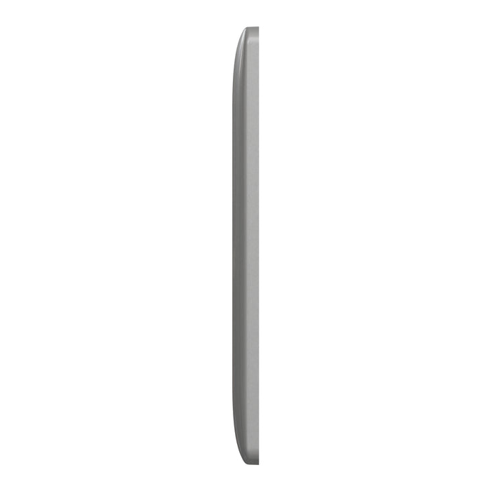 Square D 1 Gang Blank Matte Wall Plate Gy