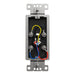 Square D Tel Rj11 4P4C Strap Bk