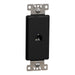 Square D Tel Rj11 4P4C Strap Bk
