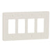 Square D 4 Gang Mid+ Wall Plate La