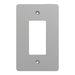 Square D 1 Gang Mid+ Wall Plate Gy