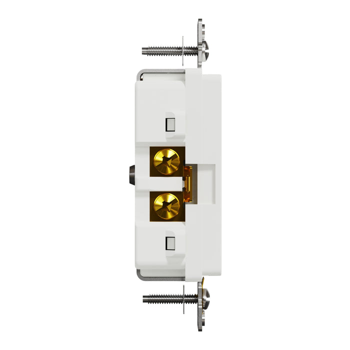 Schneider Electric Tr 20A Receptacle Comm Wh 10 Pk