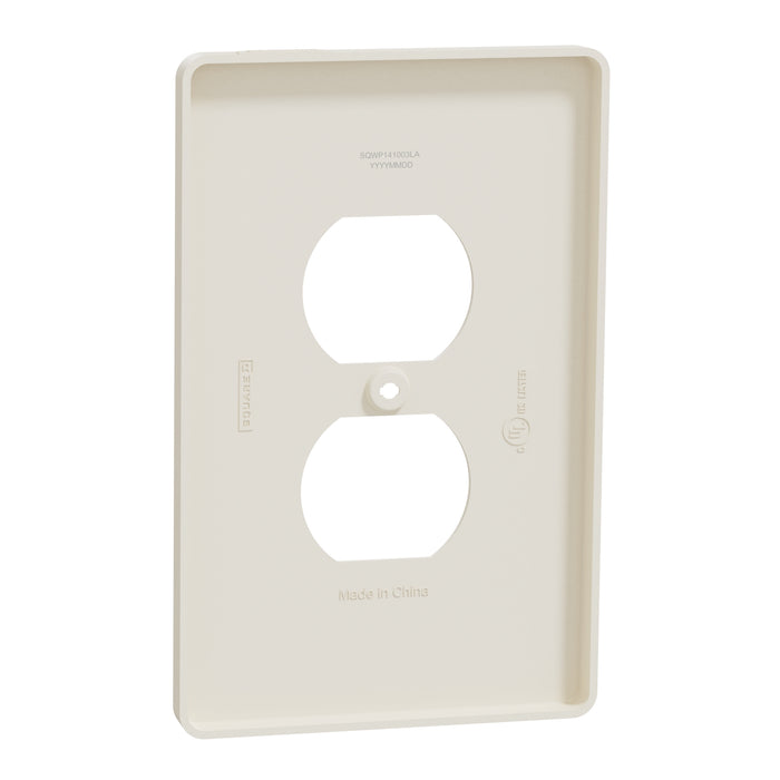 Square D 1 G Mid+ Duplex Outlet Wall Plate La