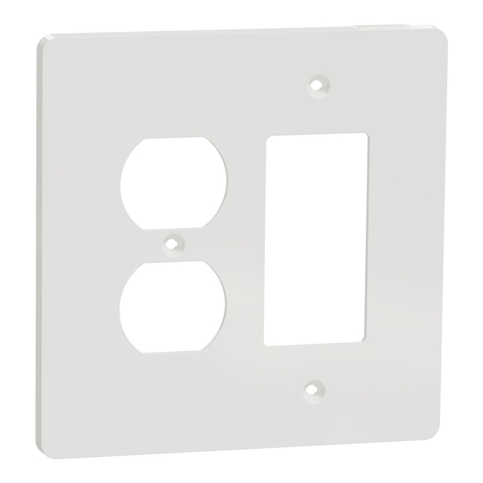 Square D 2 G Mid+ 1 Duplex 1 Deco Wp Wh