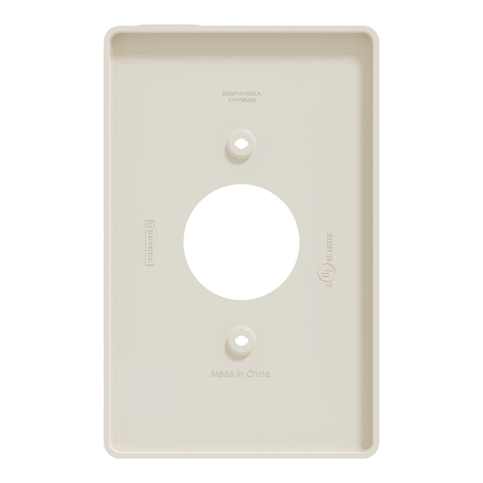 Square D 1 G Mid+ Single Outlet Wall Plate La