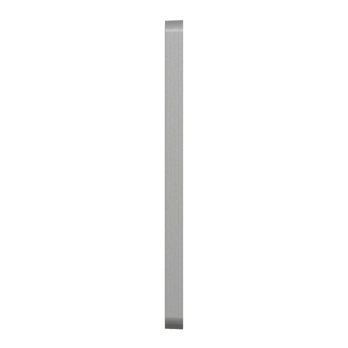 Square D 5 Gang Screwless Matte Wall Plate Gy