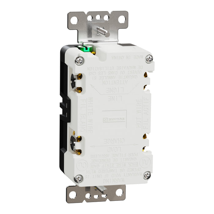 Schneider Electric Tr Gfci 15A Receptacle Resi Bk
