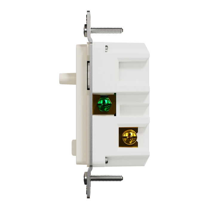 Schneider Electric Slide Dual-Ld Dim. 600W Resi Sngl Pol La