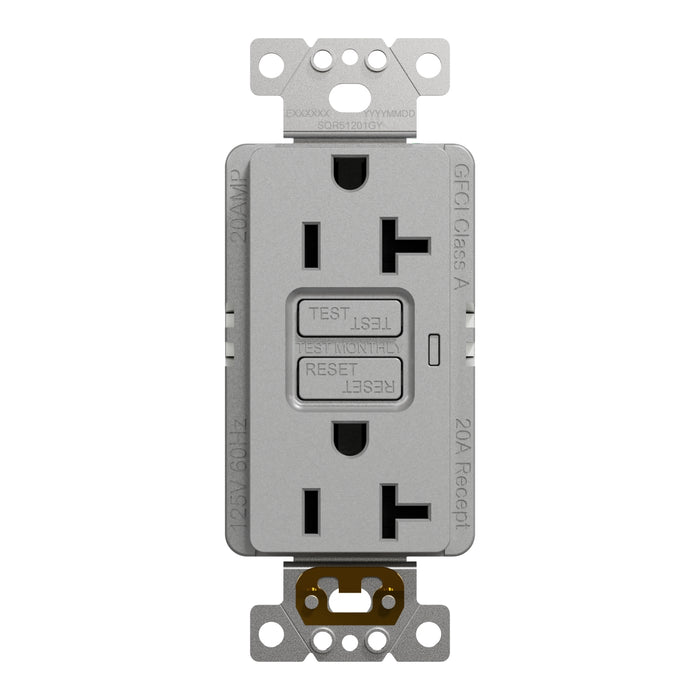 Schneider Electric Tr Gfci 20A Receptacle Comm Gy