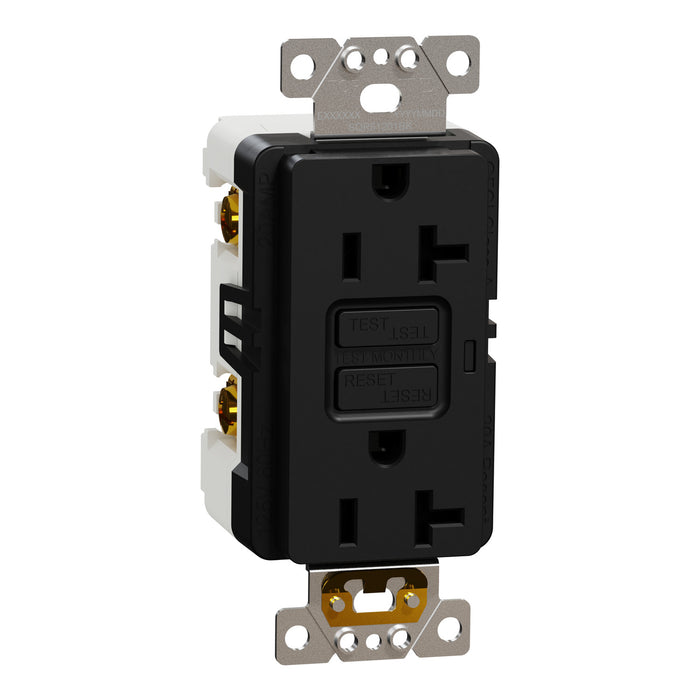 Schneider Electric Tr Gfci 20A Receptacle Comm Bk