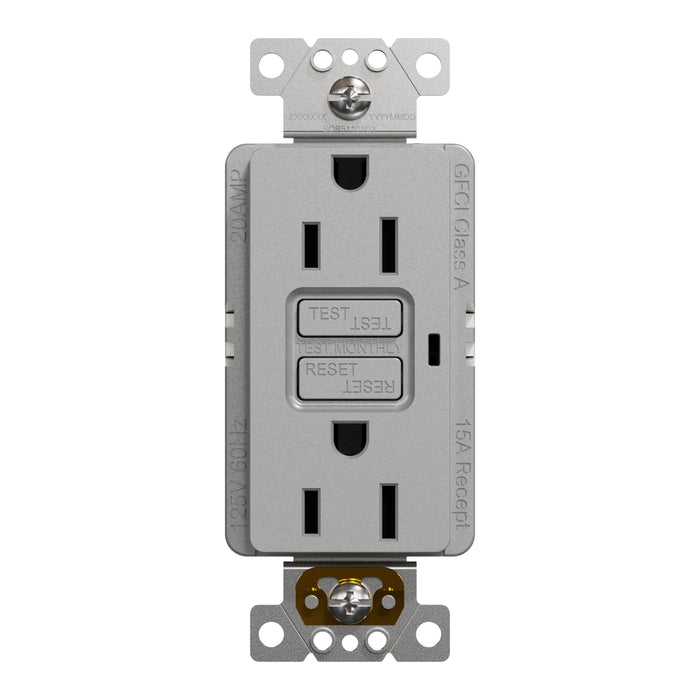 Schneider Electric Tr Gfci 15A Receptacle Resi Gy