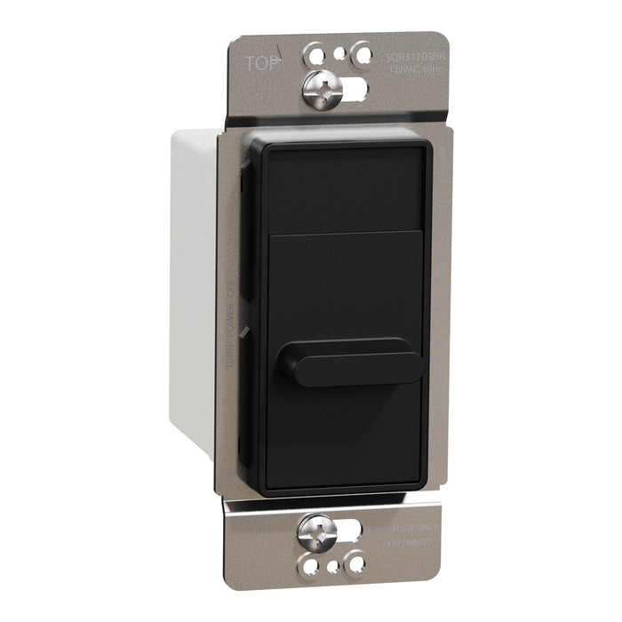 Schneider Electric Slide Fan 3 Speed Control Single Pole Bk