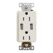 Schneider Electric Usb A/A 4.8A Chargr Tr Duplx 15A Recp La
