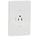 Schneider Electric Tr 15A Single Outlet Comm Wh