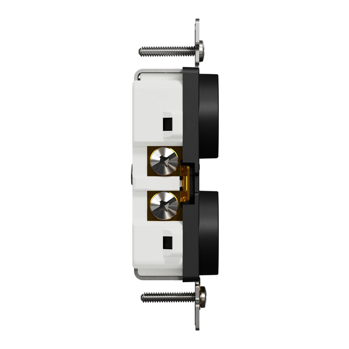 Schneider Electric Tr 20A Duplex Outlet Comm Bk