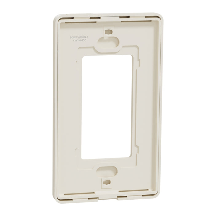Square D 1 Gang Screwless Matte Wall Plate La