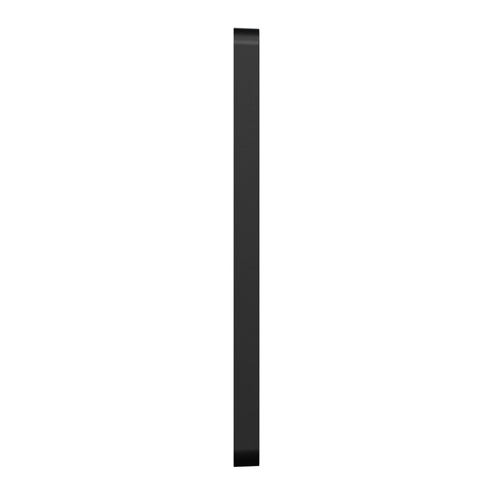 Square D 2 Gang Screwless Matte Wall Plate Bk