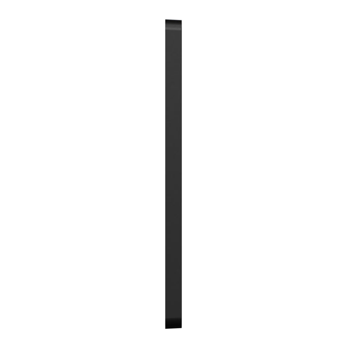 Square D 2 Gang Mid+ Wall Plate Bk