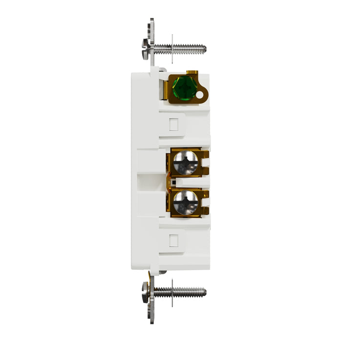 Schneider Electric Tr 15A Receptacle Resi Wh 10 Pk