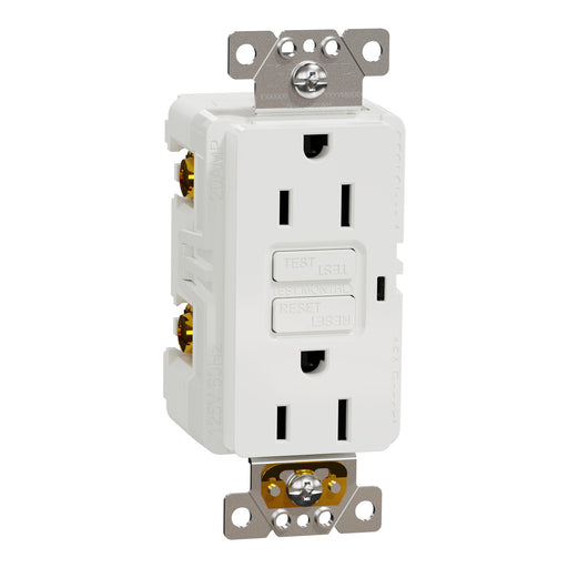 Schneider Electric Tr Gfci 15A Receptacle Resi Wh