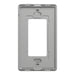 Square D 1 Gang Screwless Matte Wall Plate Gy