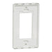 Square D 1 Gang Screwless Matte Wall Plate Wh