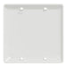 Square D 2 Gang Blank Wall Plate Wh