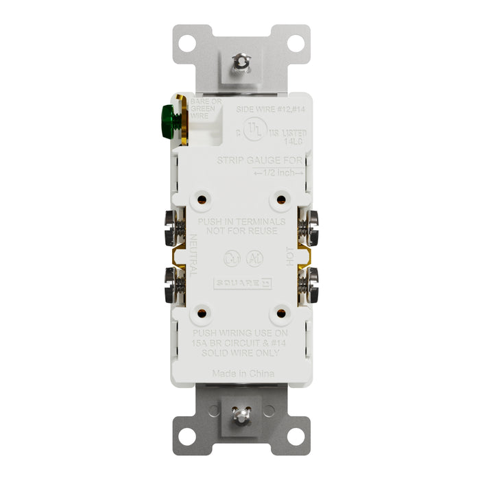 Schneider Electric Wr/Tr 15A Duplex Outlet Resi Wh