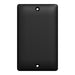 Square D 1 Gang Blank Matte Wall Plate Bk