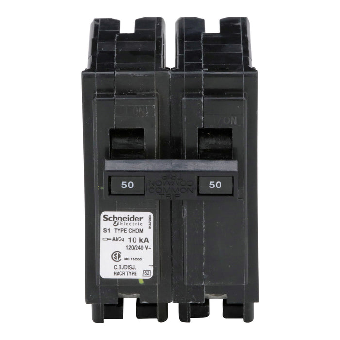 Schneider Electric Miniature Circuit Breaker 120/240V 50A