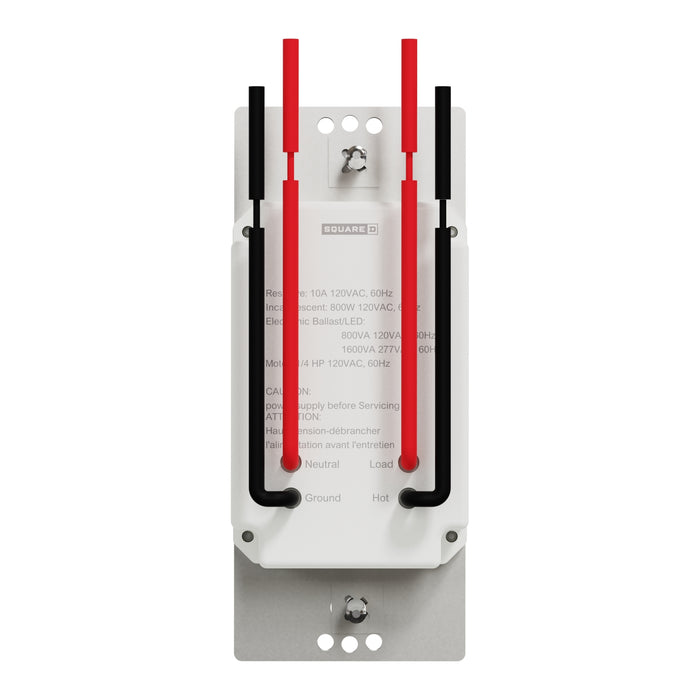 Schneider Electric Pir Occ/Vac Switch Comm Single Pole Wh
