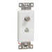 Square D Catv/Tel F/Rj11 4P4C Strap Wh