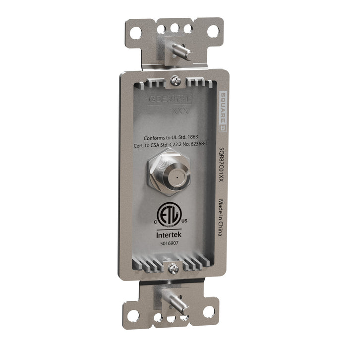 Square D Catv F Coupler Strap Gy