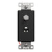 Square D Catv/Tel F/Rj11 4P4C Strap Bk