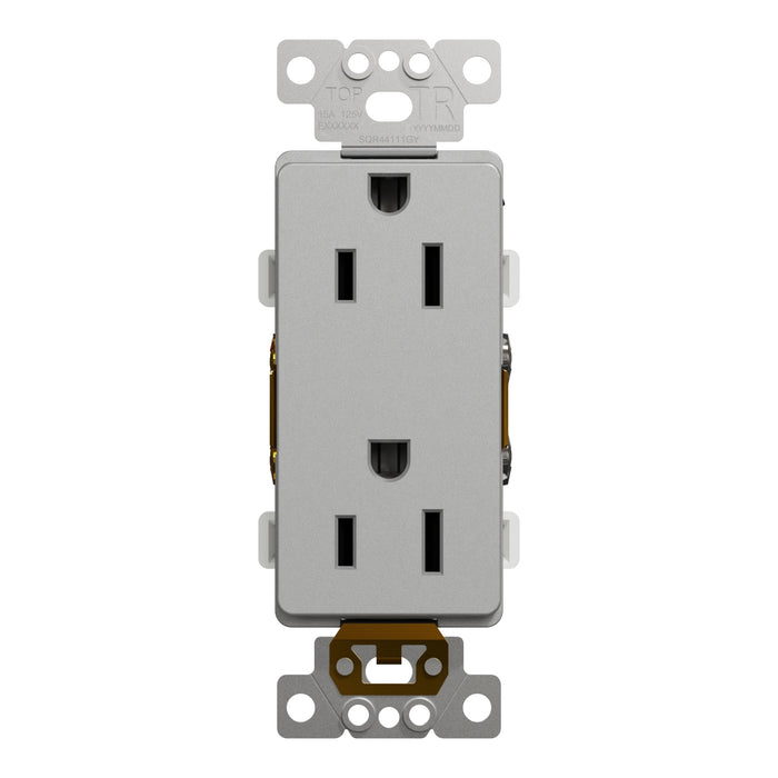 Schneider Electric Tr 15A Receptacle Comm Gy