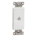 Square D Tel Rj11 4P4C Strap Wh