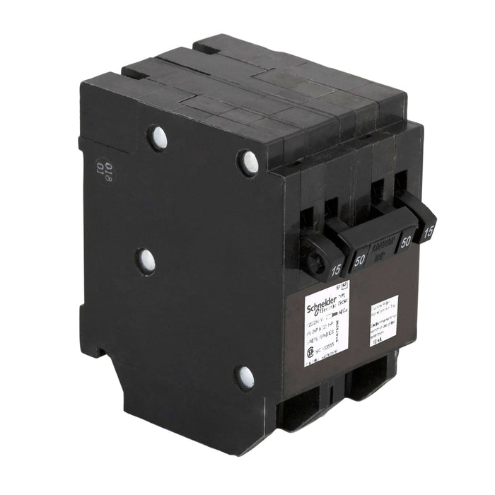 Schneider Electric Miniature Circuit Breaker 120V 15A Chomt1515250