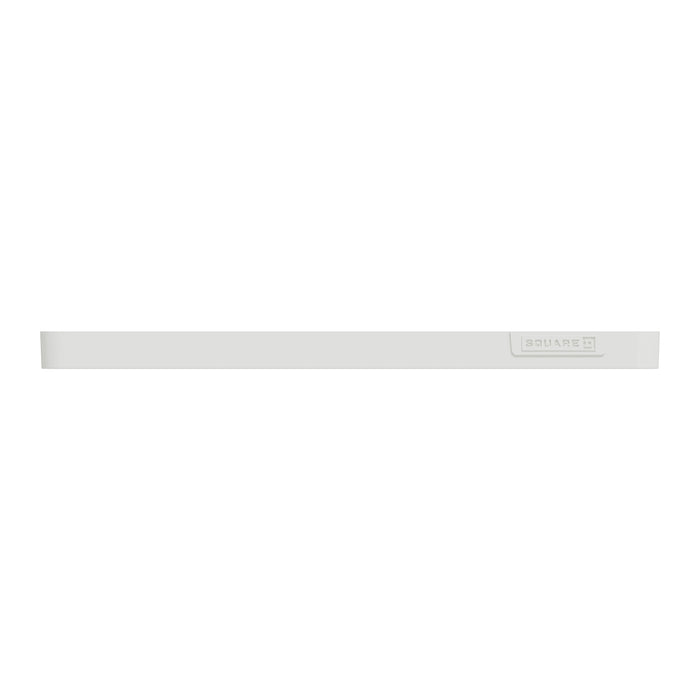 Square D 2 Gang Screwless Matte Wall Plate Wh
