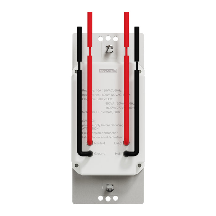 Schneider Electric Pir Occ/Vac Switch Comm Single Pole Bk