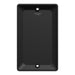 Square D 1 Gang Blank Matte Wall Plate Bk